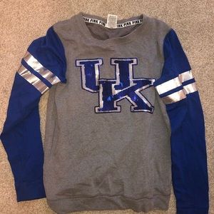 pink victoria secret kentucky sweatshirt